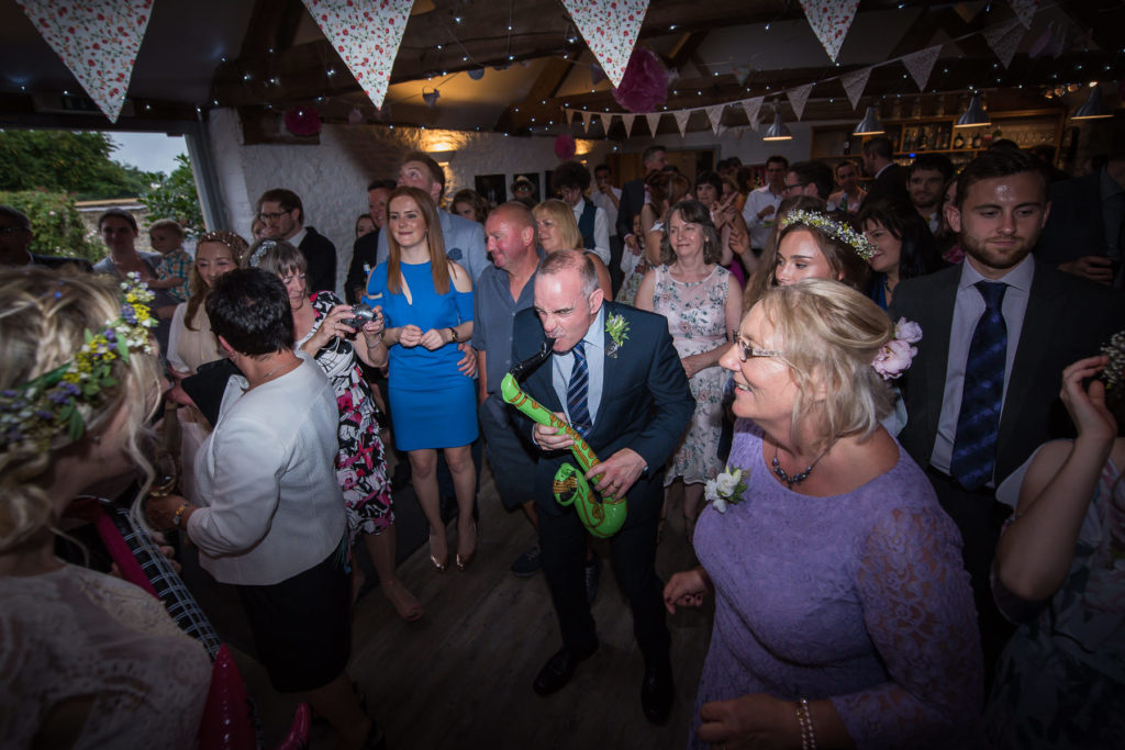 Surprise groom being jimmy hendrix