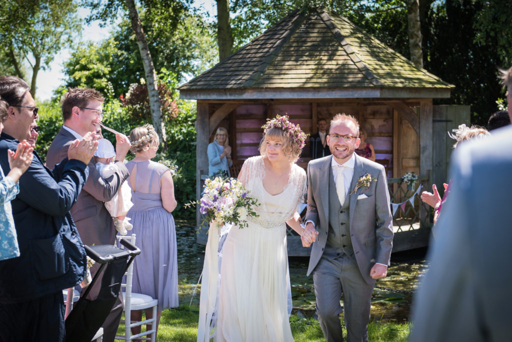 walking down the aisle