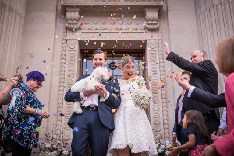 old marylebone town hall confetti